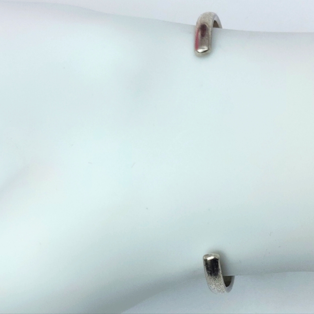 Vintage Sterling Silver 925 Marked J Initial Bracelet - Picture 6 of 10